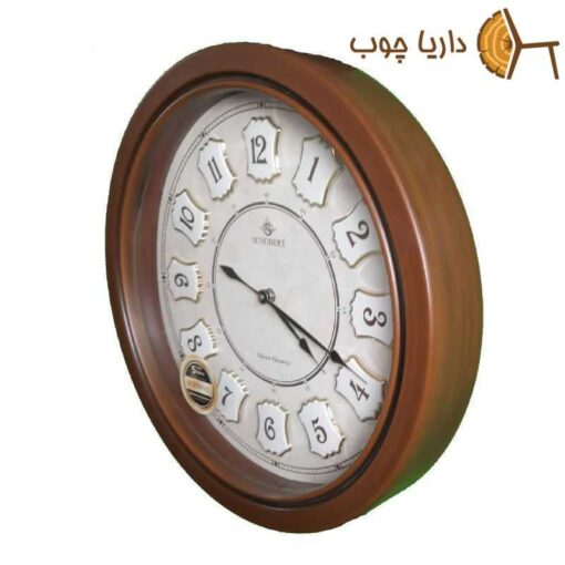 ساعت دیواری شوبرت 4015 چوبی